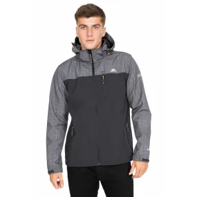 Abbott Men's Breathable Softshell Jacket in Dark Grey Marl