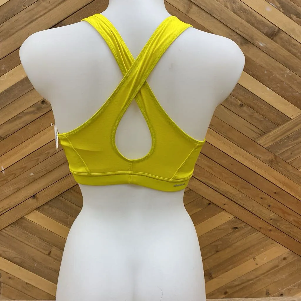 Adidas - Sports Bra - : Yellow-women-SM