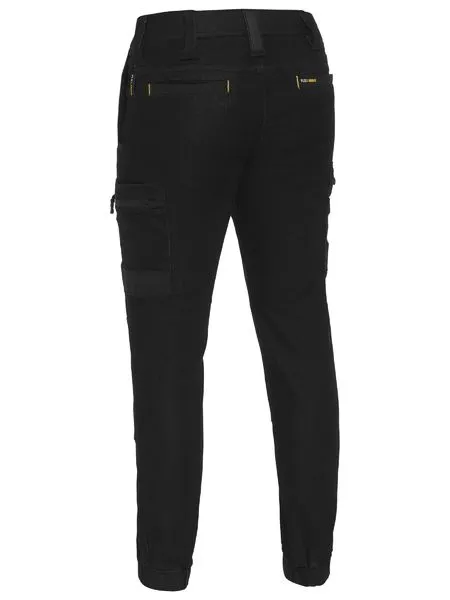 Bisley Flex And Move™ Stretch Denim Cargo Cuffed Pants (BPC6335)