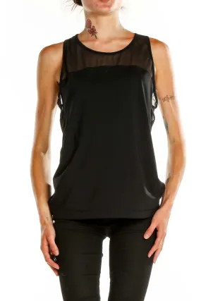 Black Activewear Tank Top