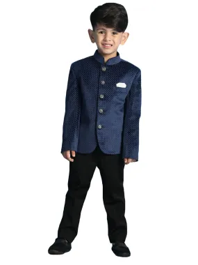 Boy's Blue Jodhpuri - Vastramay Boys