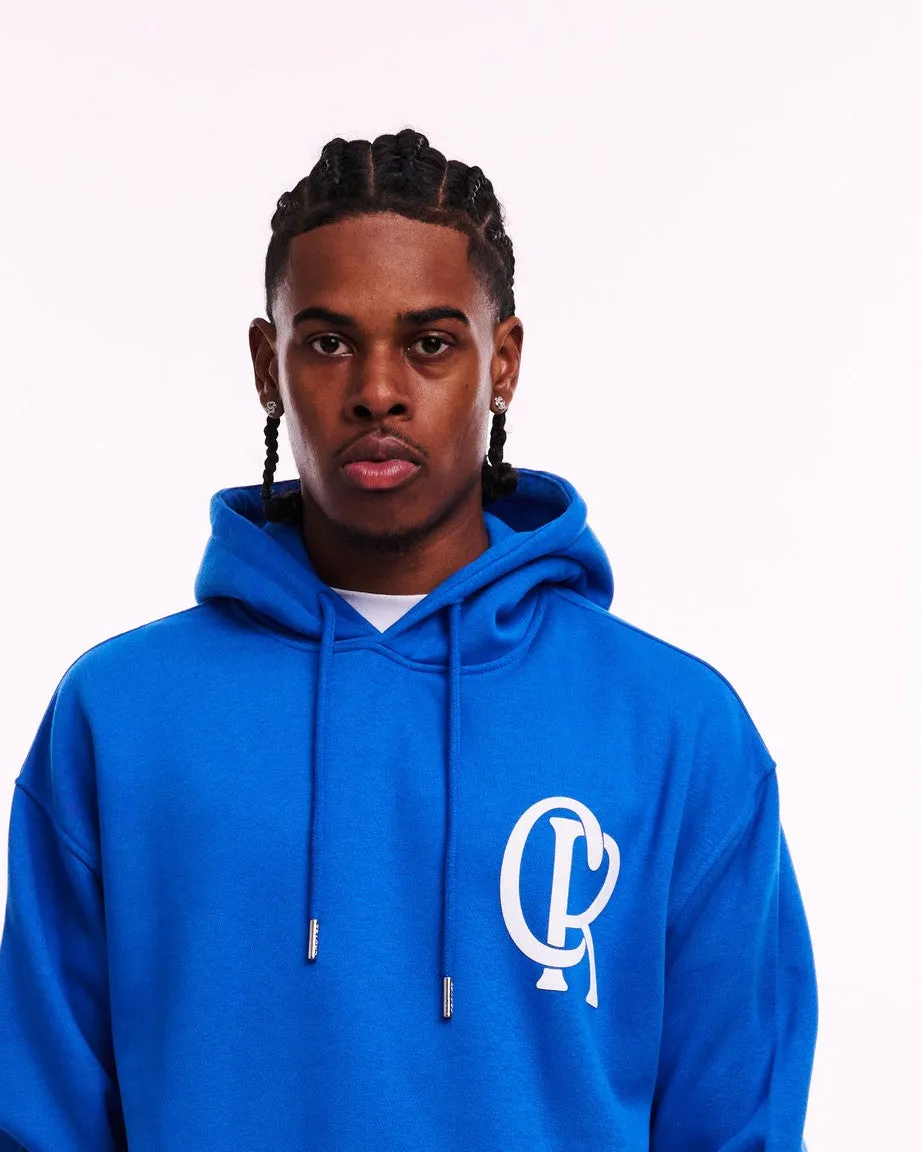 CROYEZ INITIAL HOODIE - COBALT BLUE