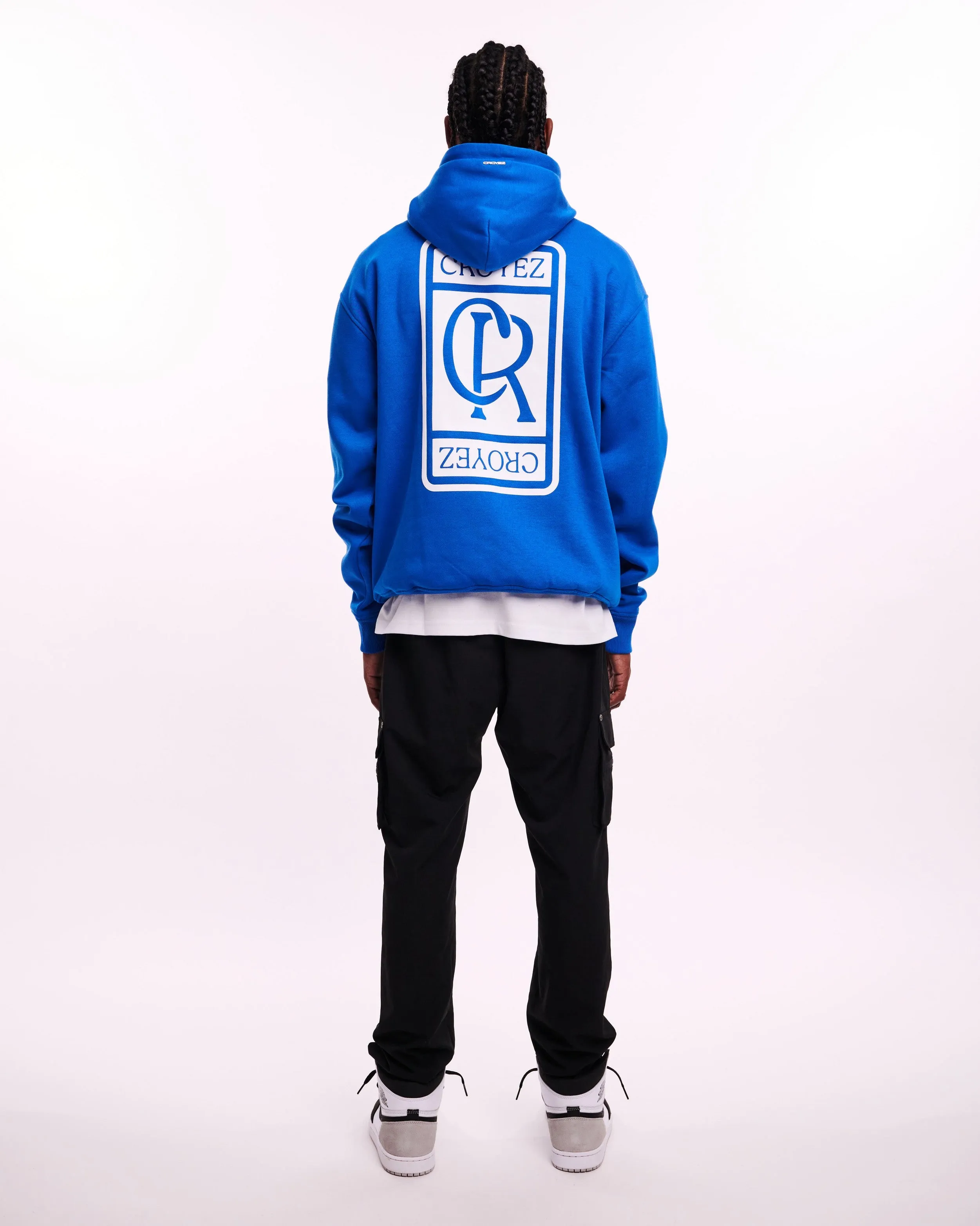 CROYEZ INITIAL HOODIE - COBALT BLUE