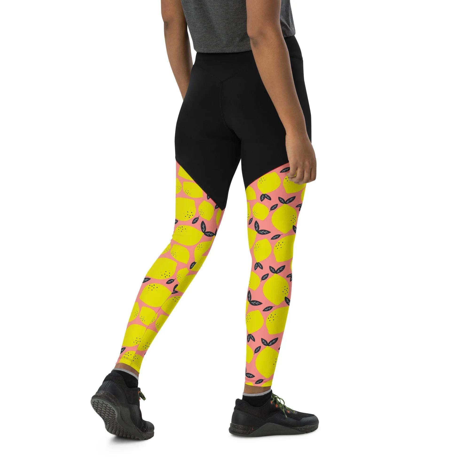 Cute Lemon Compression Leggings