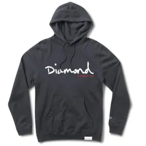 Diamond Supply Co Og Script Hoodie Navy