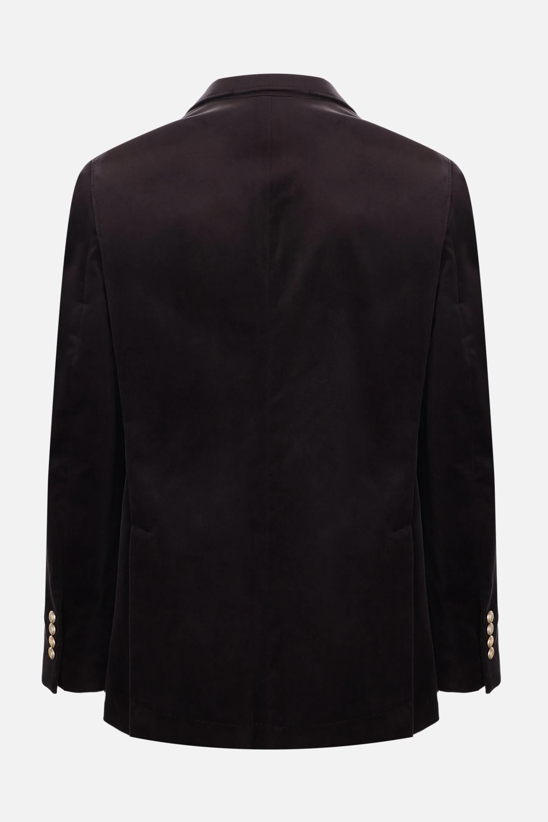 Double-breasted Velvet Blazer Jacket