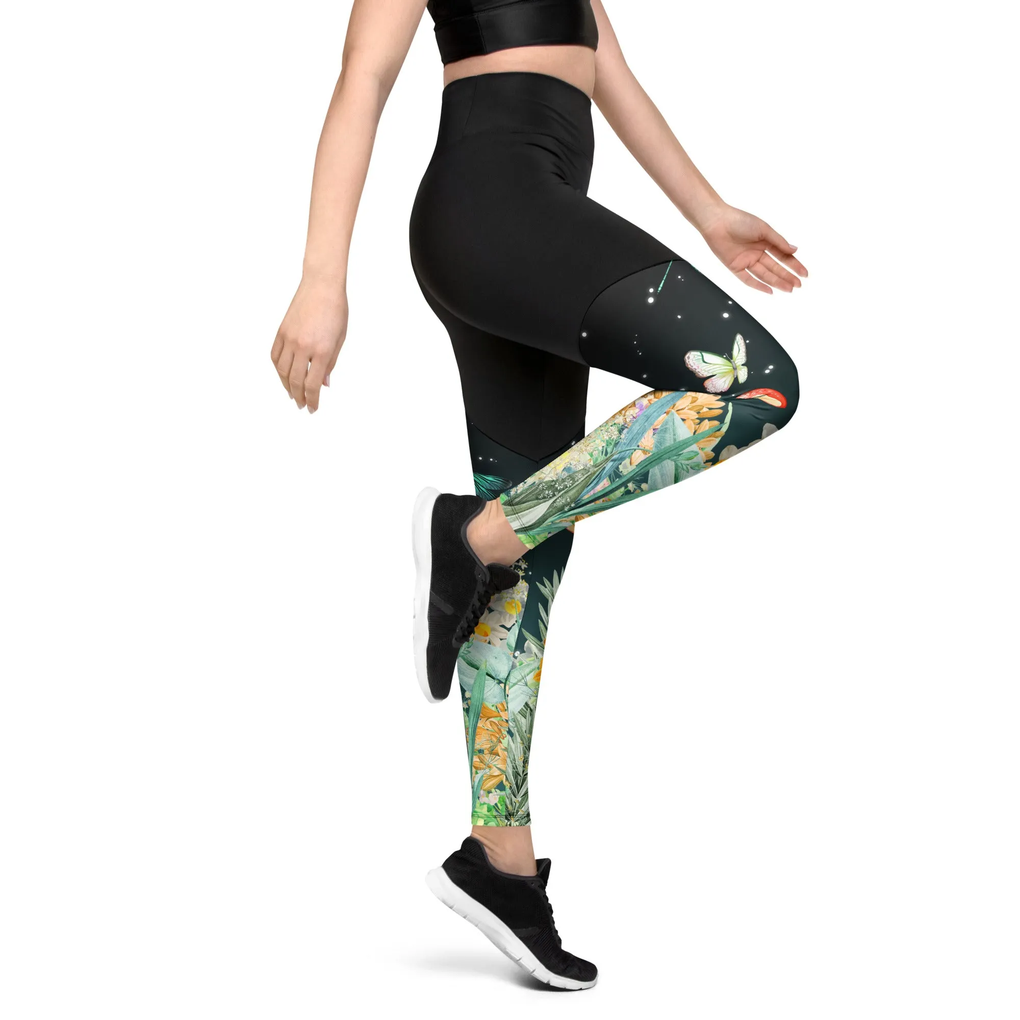 Enchanted Forest Compression Leggings