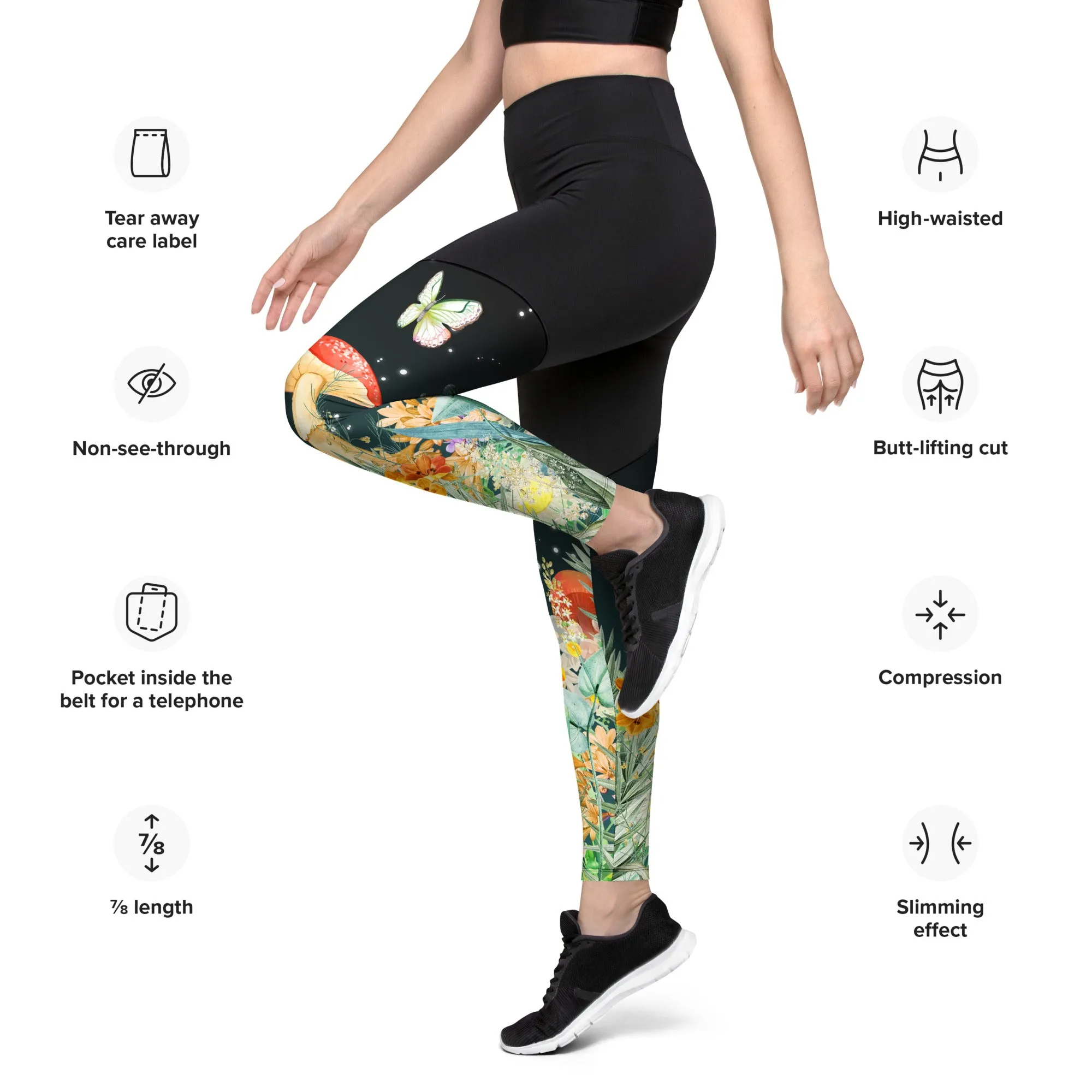 Enchanted Forest Compression Leggings