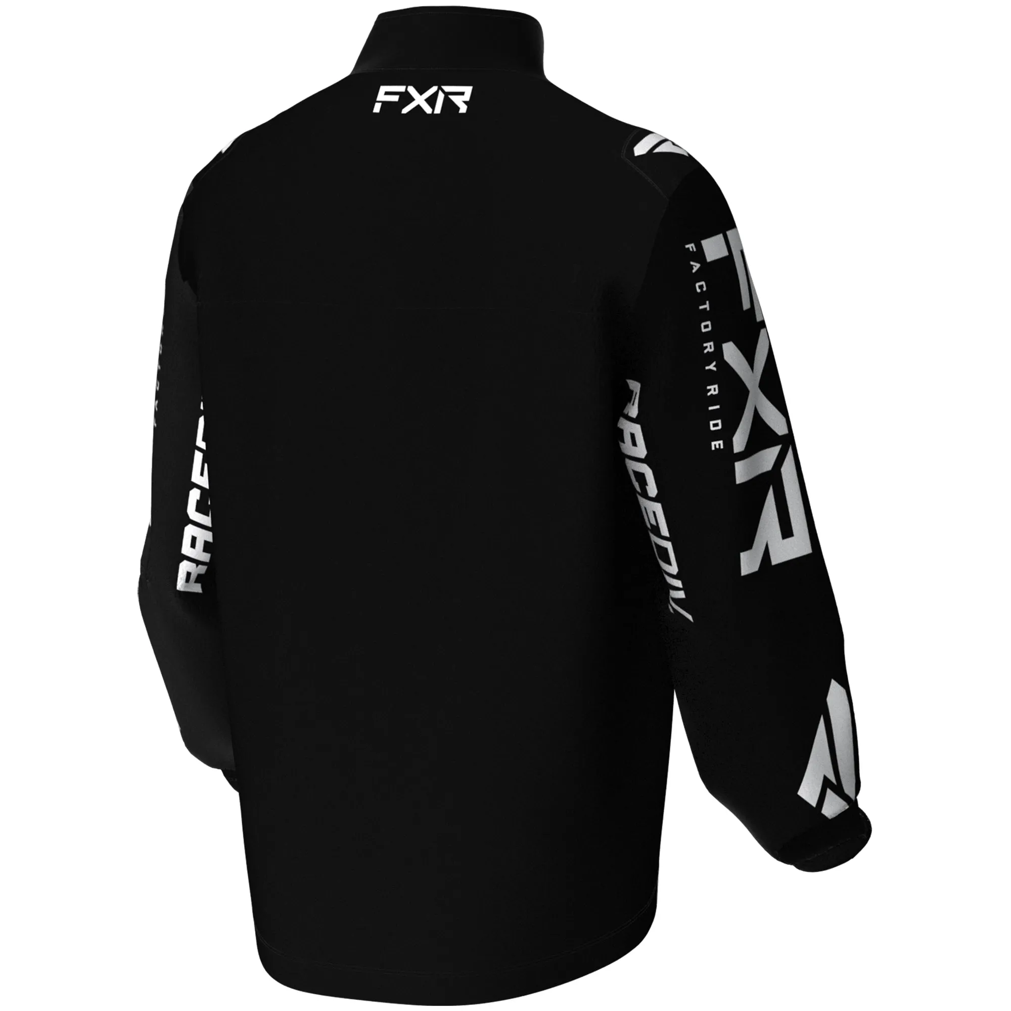 FXR  Mens RR Lite Snowmobile Jacket Lightweight Knit Water Resistant Black White