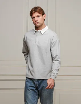 Grey Marl Rugby Sweatshirt