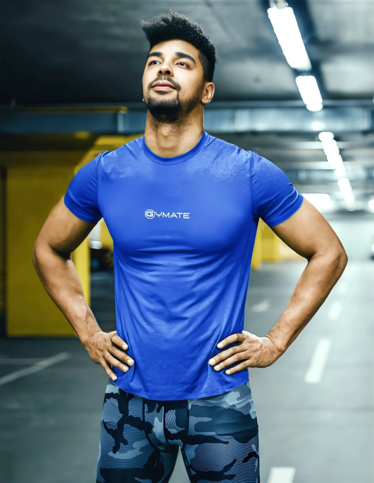 Gym Tops Recycled Activewear T-shirt Gymate [ctr]