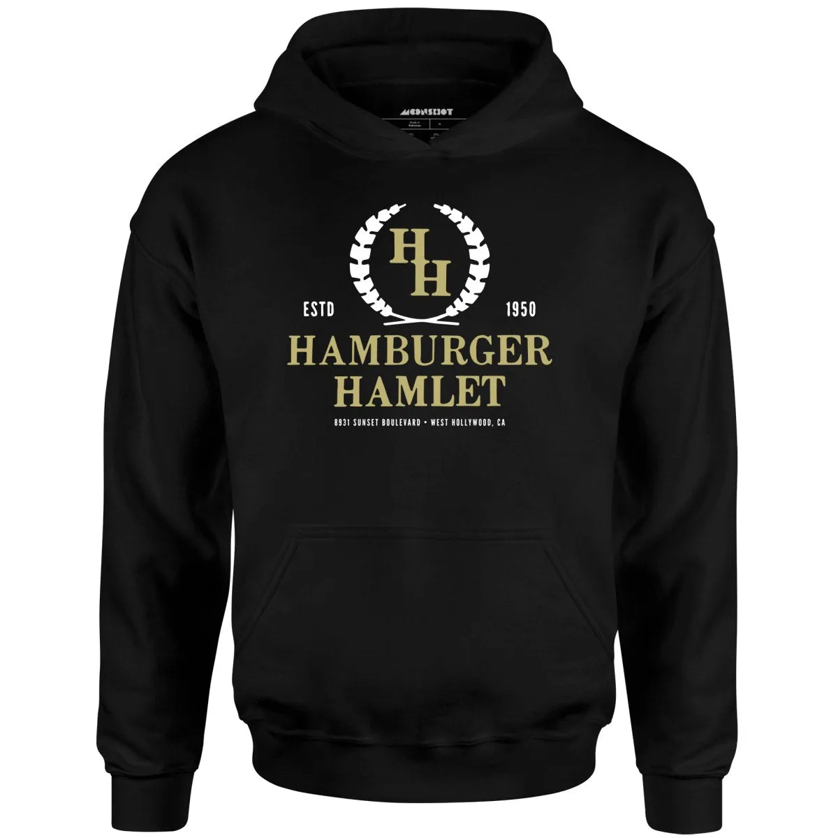 Hamburger Hamlet - West Hollywood, CA - Vintage Restaurant - Unisex Hoodie