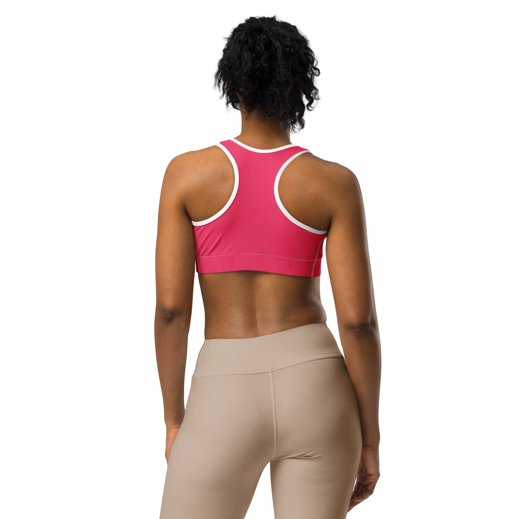 Humble Sportswear™ Flame Pink Dri-Fit Sports Bra