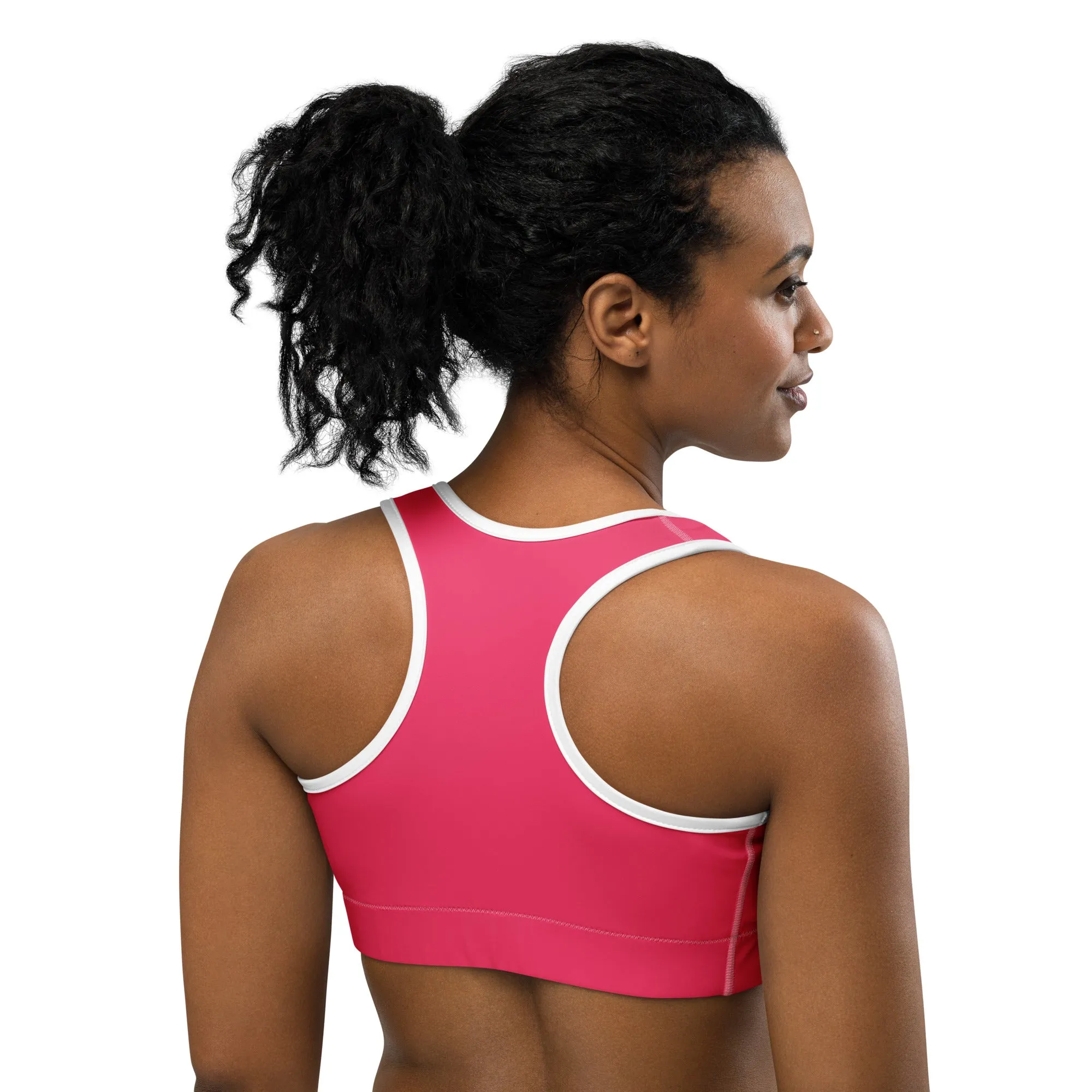 Humble Sportswear™ Flame Pink Dri-Fit Sports Bra