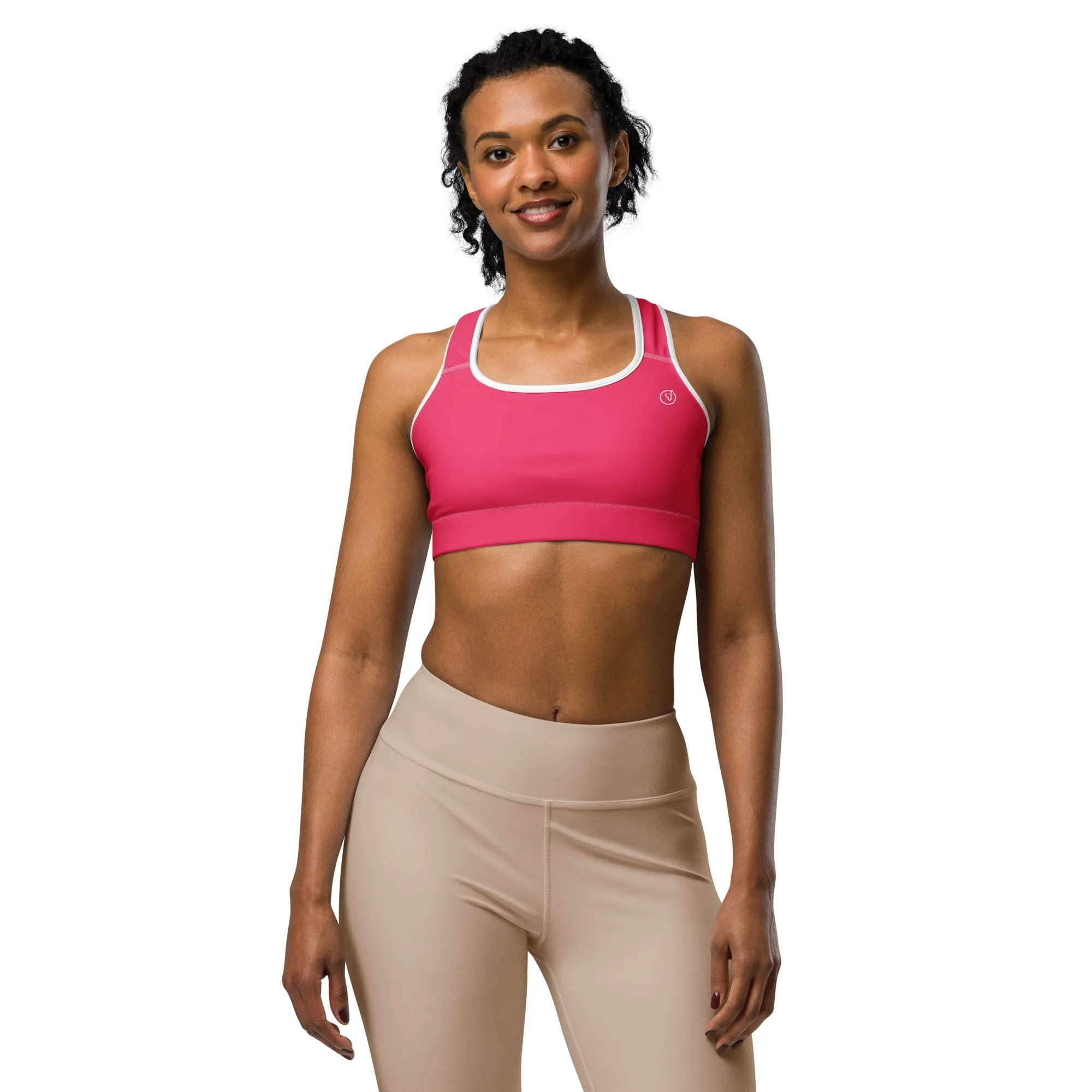 Humble Sportswear™ Flame Pink Dri-Fit Sports Bra