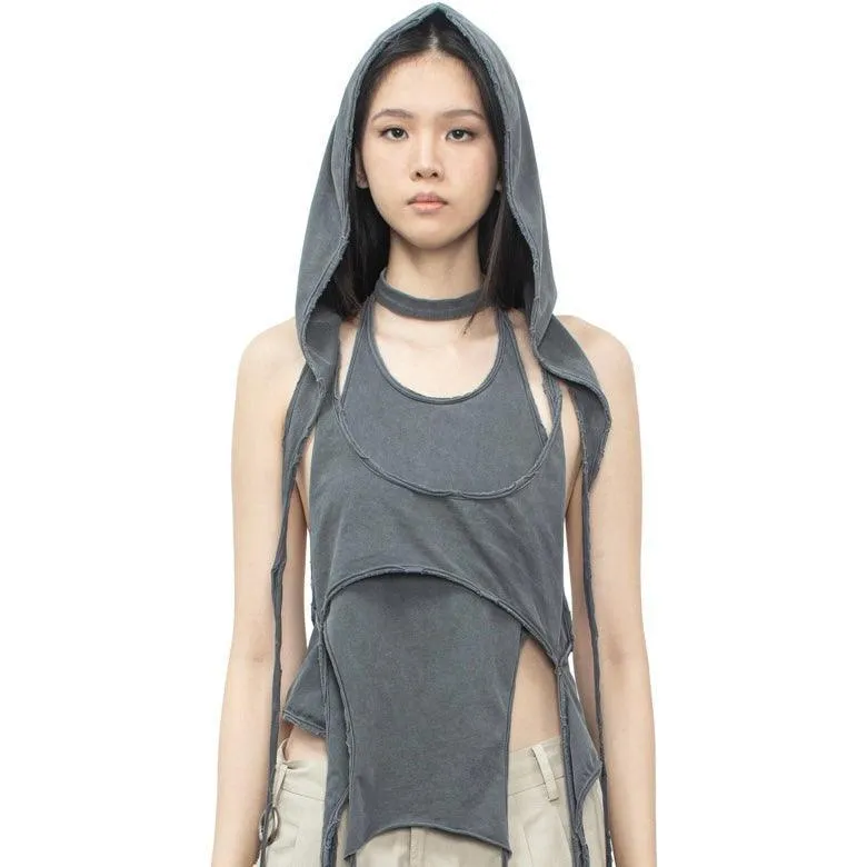 HYEIN SEO 3-PIECE LAYERED HALTER TOP - S