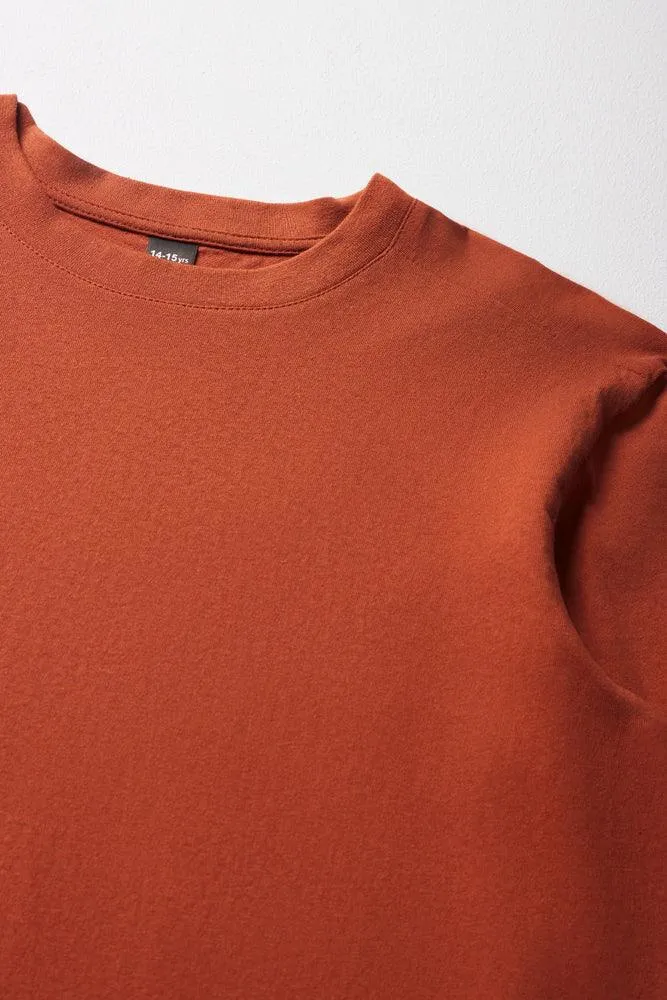 Long Sleeve T-Shirt Rust