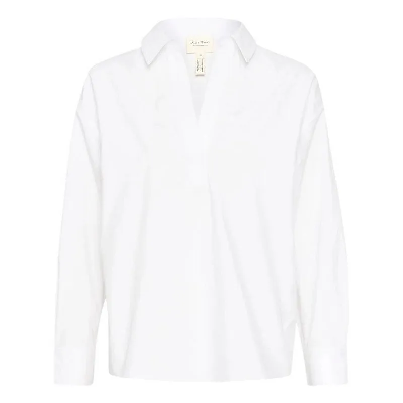 Lynne Cotton Shirt Bright White