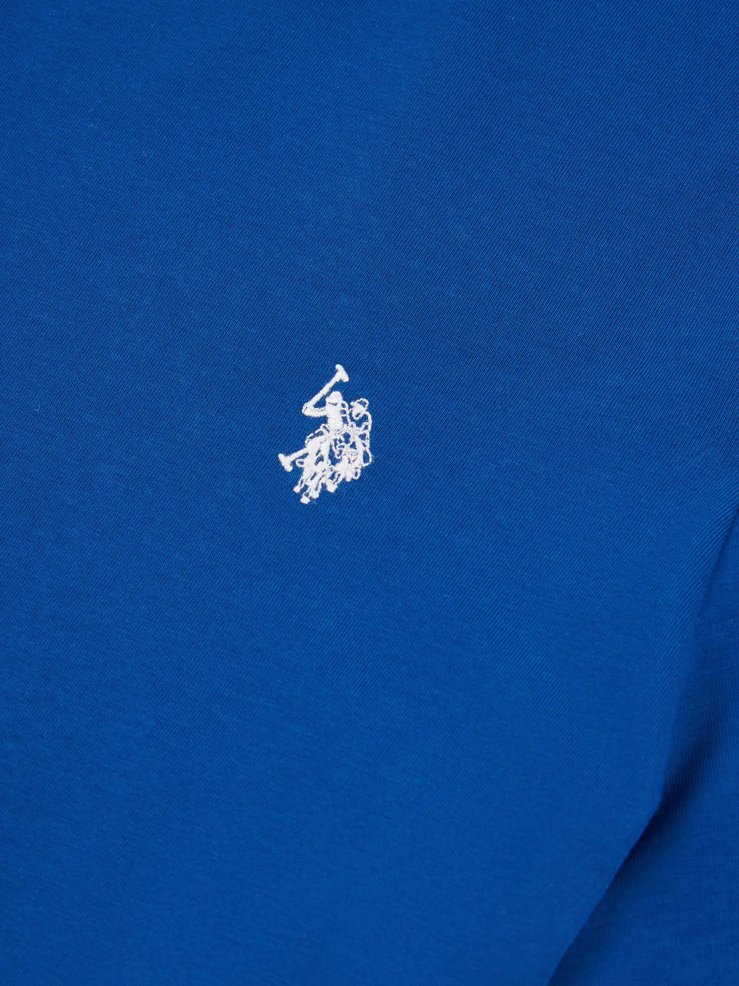 Mens Double Horsemen T-Shirt in Navy Peony