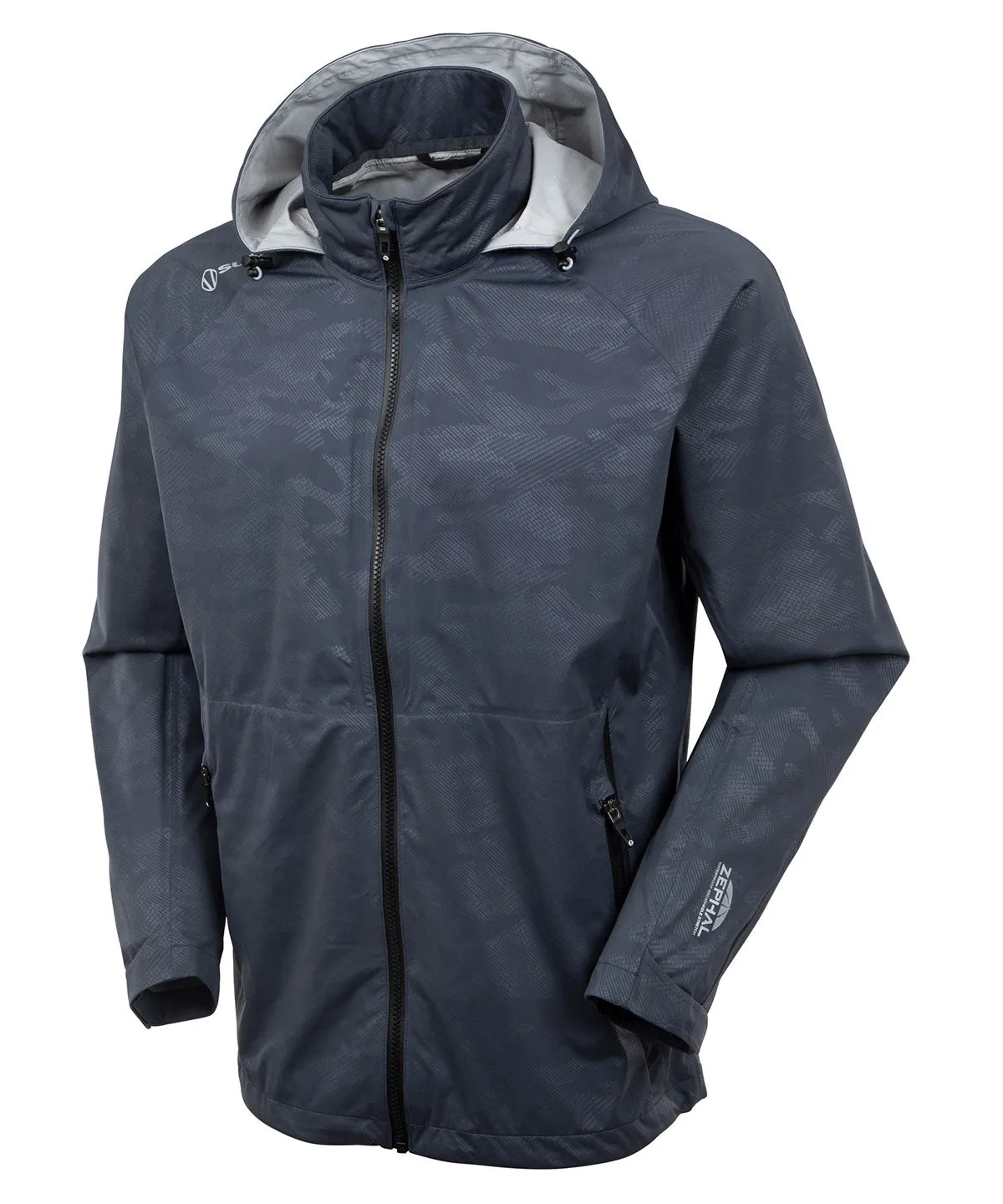 Men's Joe Zephal Flextech Waterproof Rain Jacket with Packable Hood