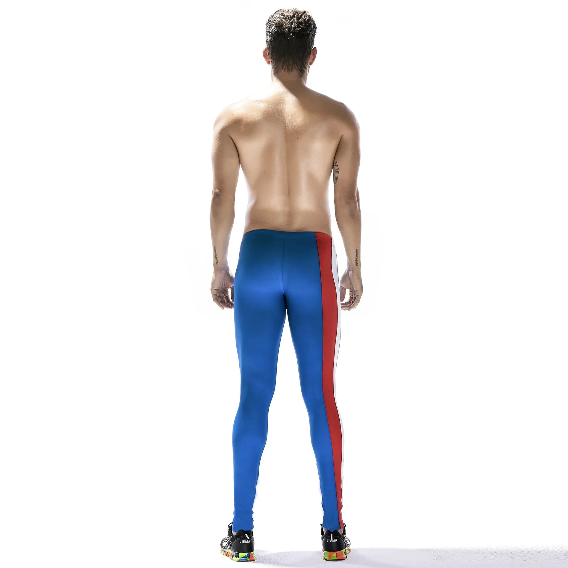 Men's Swim Compression Leggings Dive Skins Surf Tights Water Pants Quick Dry Base Layer Running Cycling UPF 50 