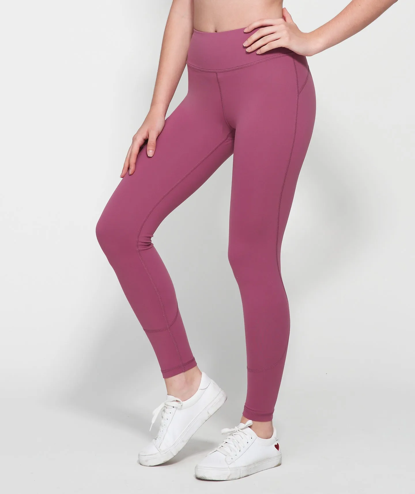 Misty Leggings Mid Waist in Fuchsia Rose