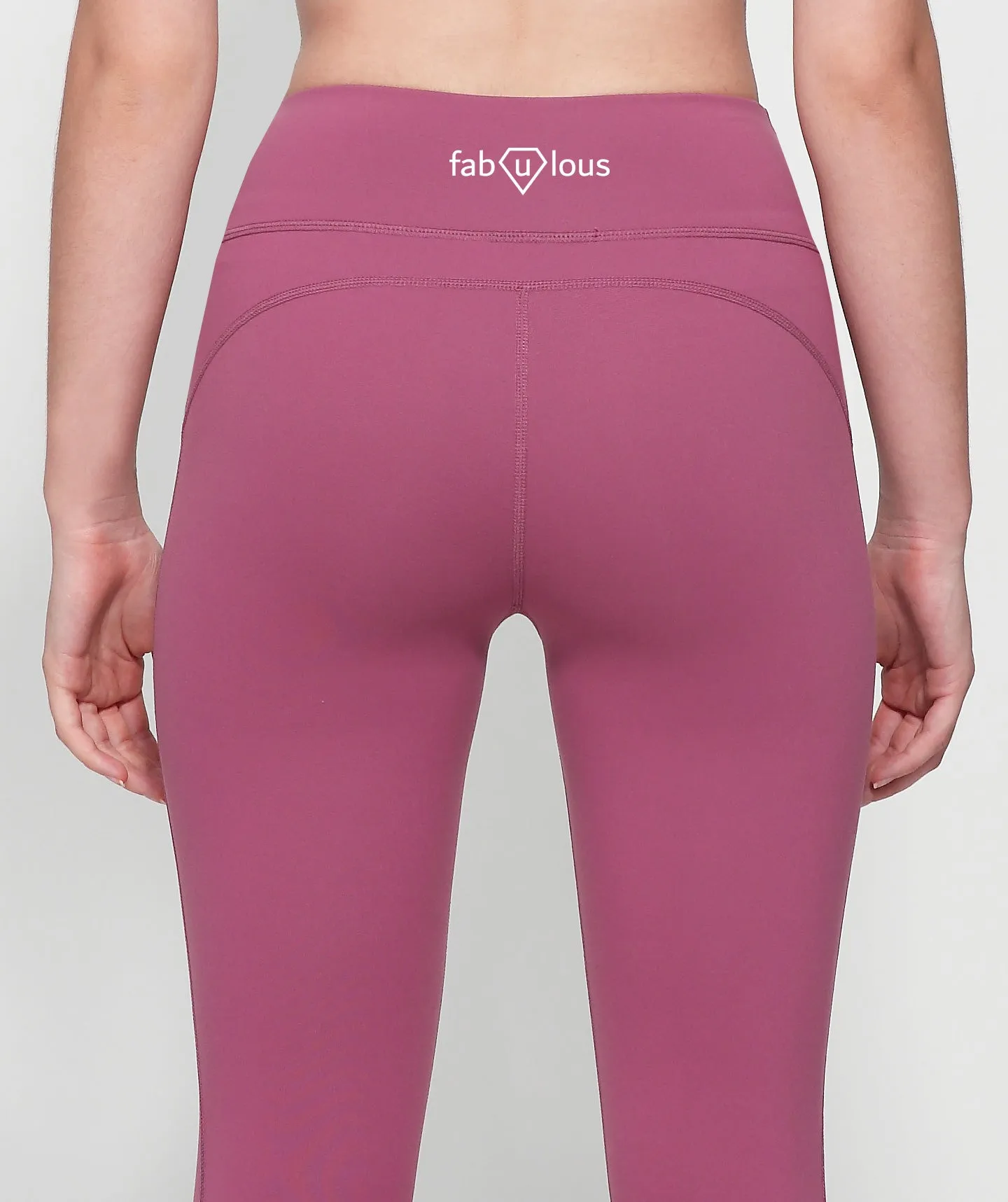 Misty Leggings Mid Waist in Fuchsia Rose