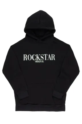 Octavio Graphic Hoodie-Black