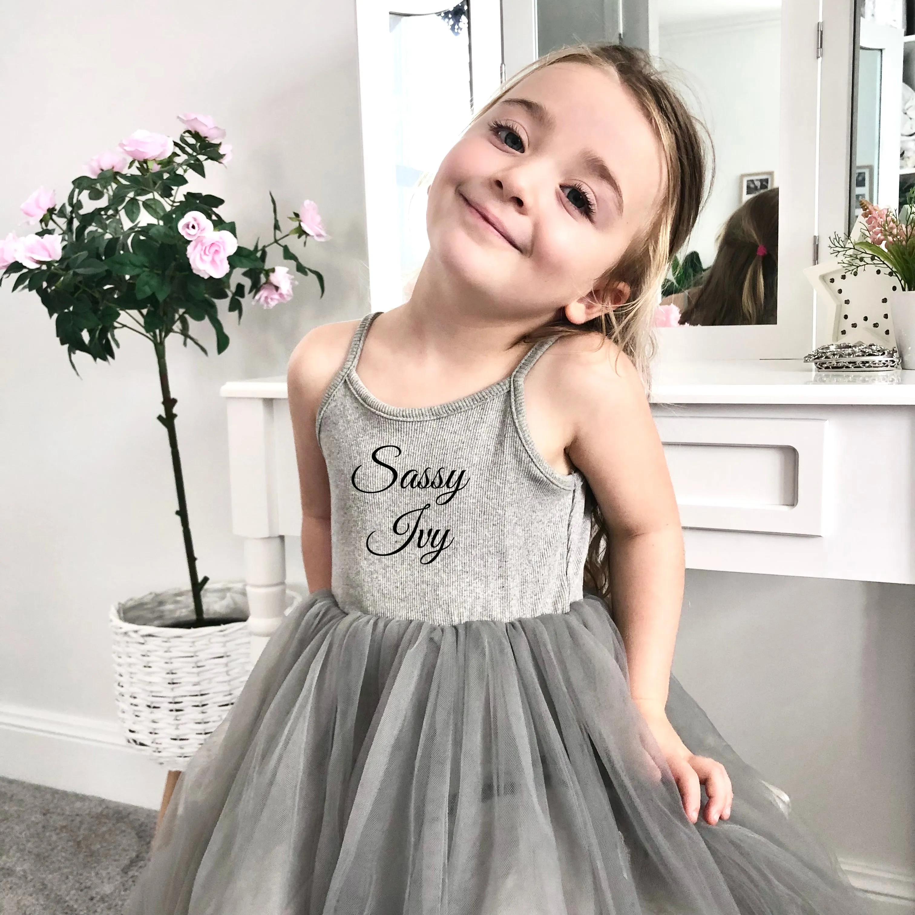 Personalised Tutu Dress Girl, Birthday Party Outfit, Ballet Toddler