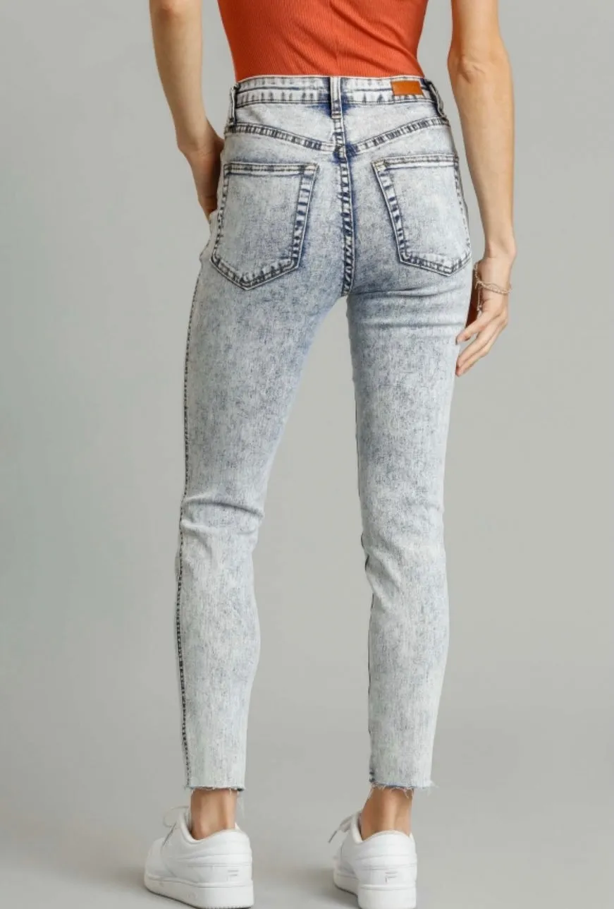 Retro Distressed Jeans