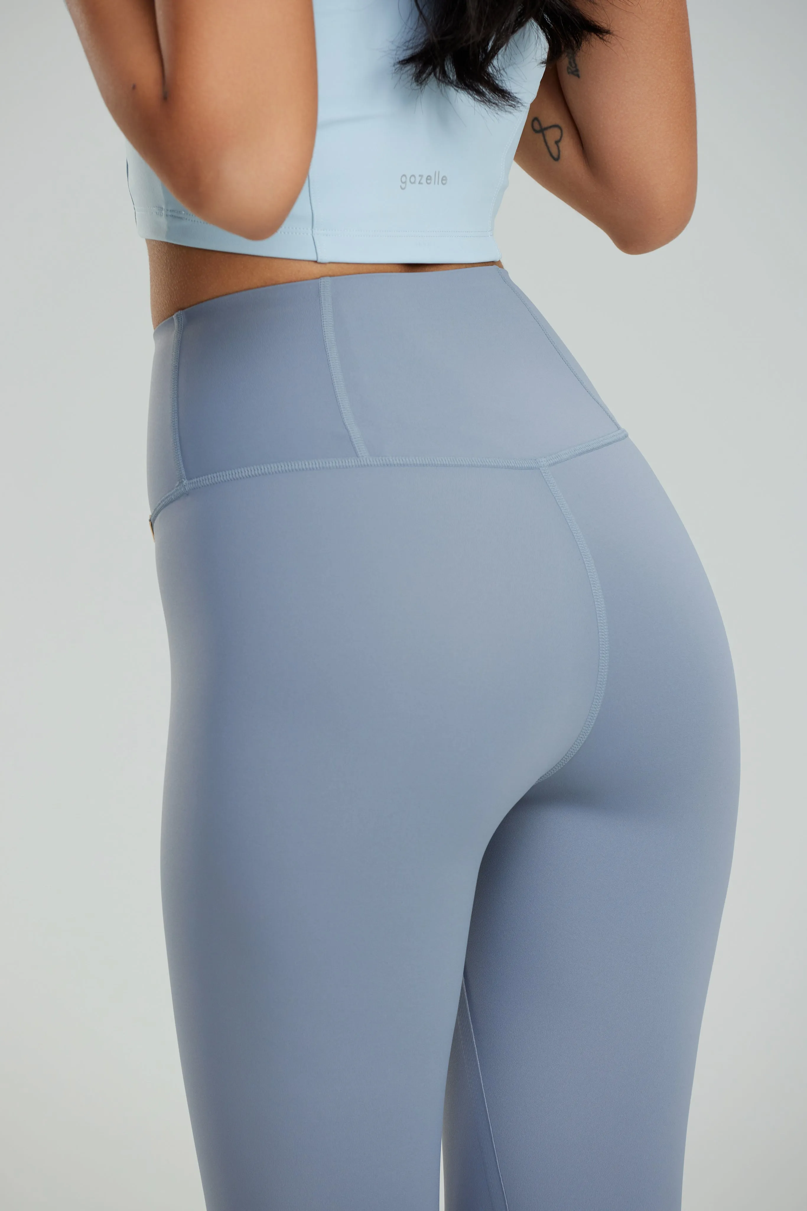 SilkySculpt Seamless Leggings - Arctic Grey