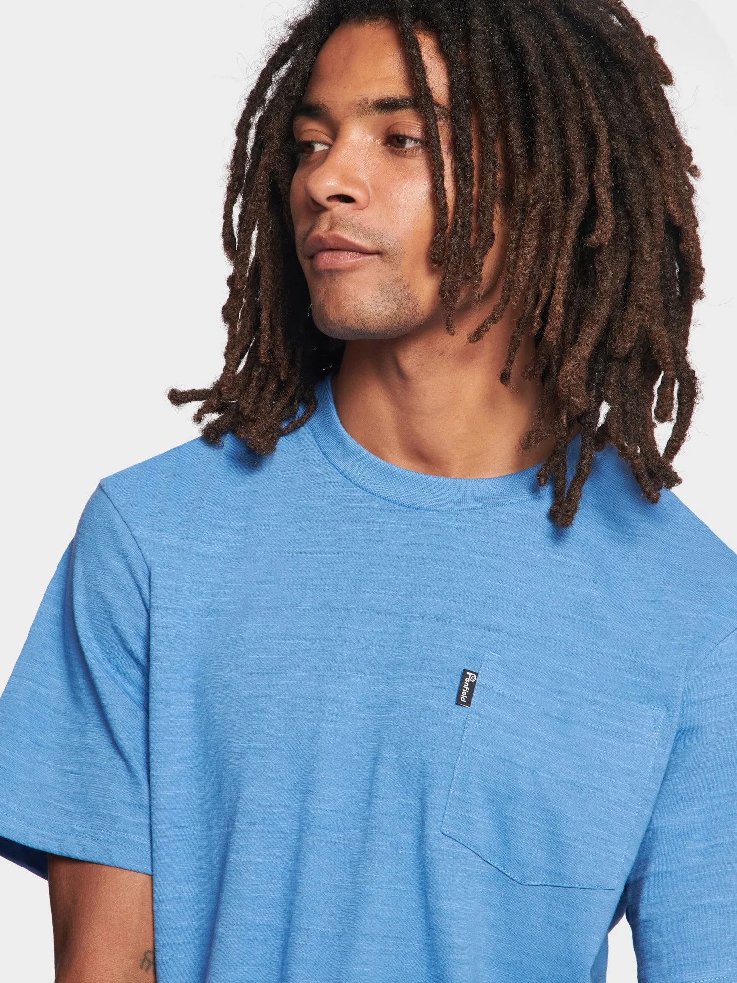 Slub Pocket T-Shirt in Riviera