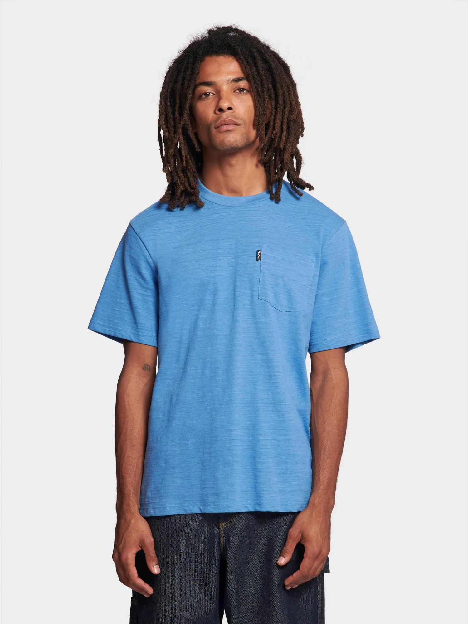 Slub Pocket T-Shirt in Riviera