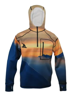 Snowboarder#1 Heavyweight 1/4-Zip FlexShell Mountain Hoodie