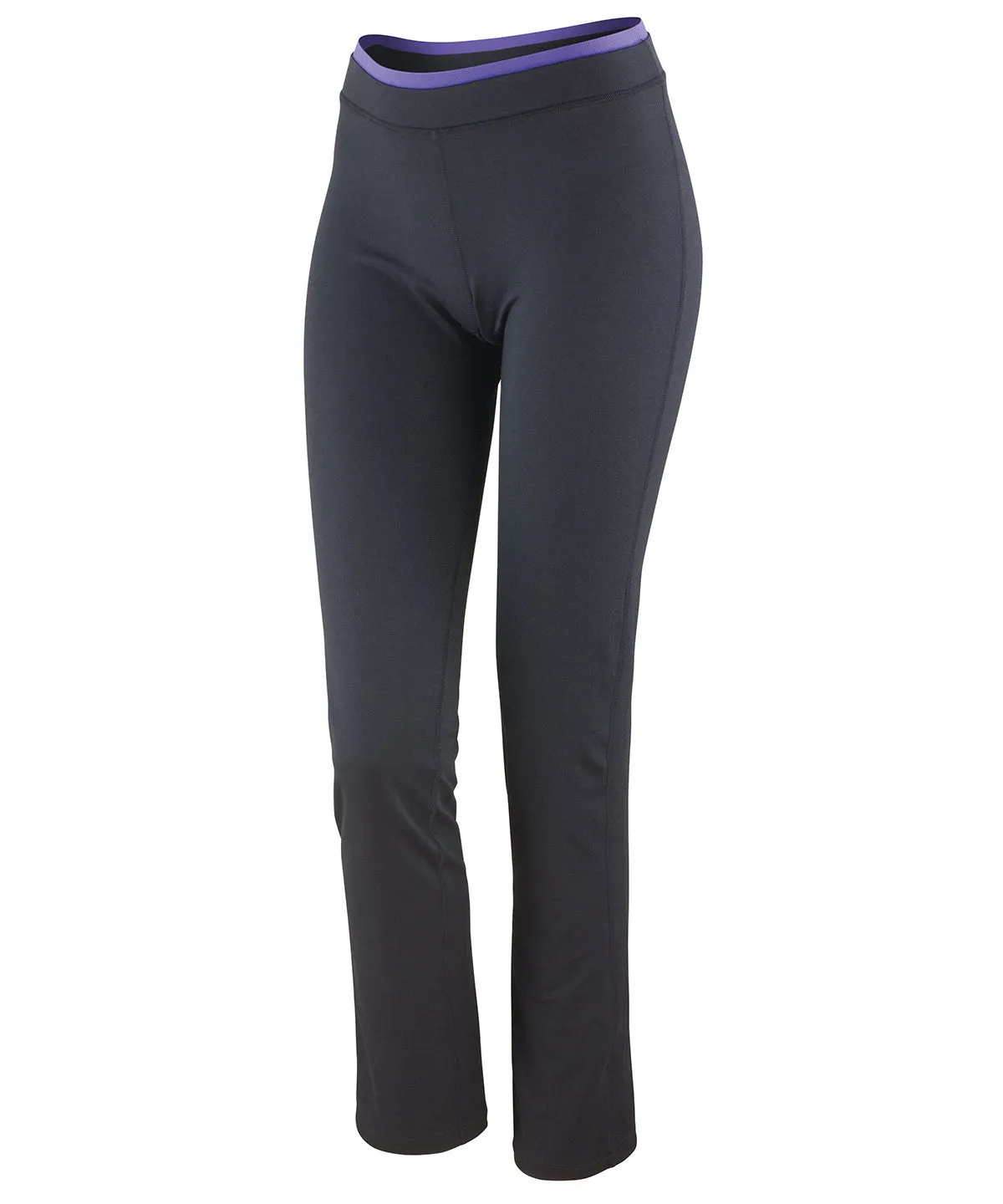 Sport Grey Marl/Hot Coral - Women's fitness trousers