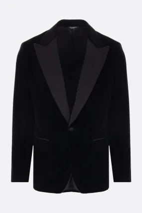 Velvet Peak Lapel Tuxedo Jacket