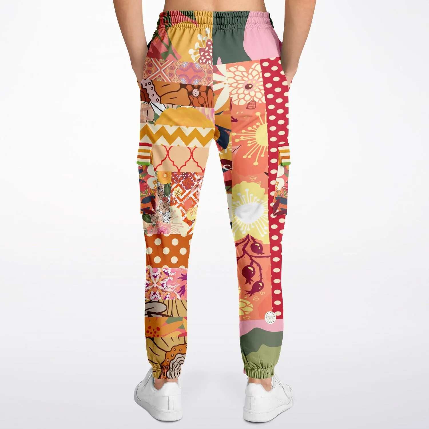 Yogananda Floral Patchwork Unisex Cargo Sweats